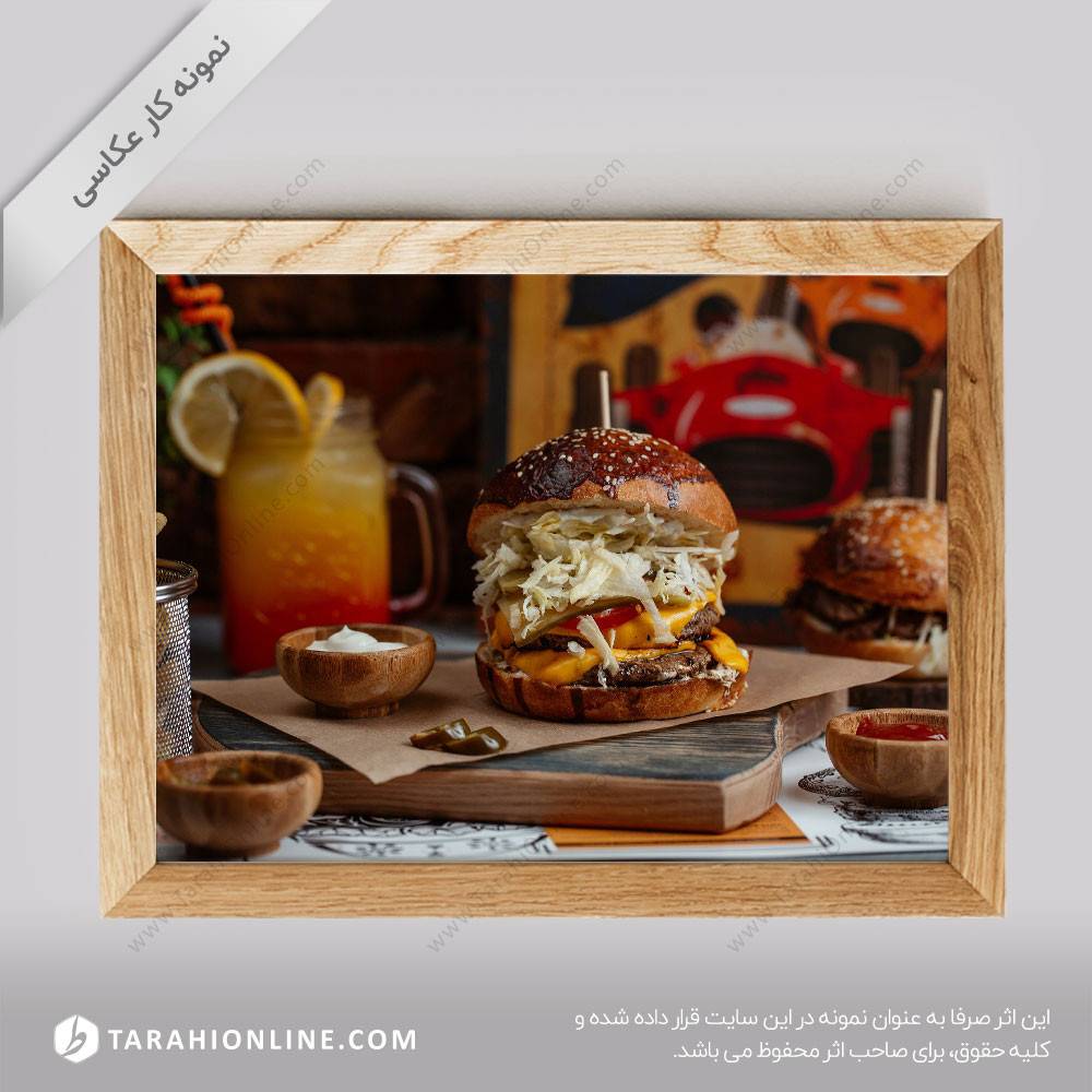 عکاسی از غذا - برگر ۲